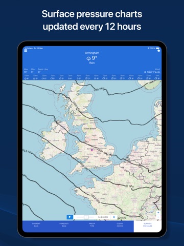 UK Weather Radar - Live Maps iPad screenshot 3