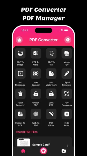 PDF Converter : PDF to PNG screenshot 1