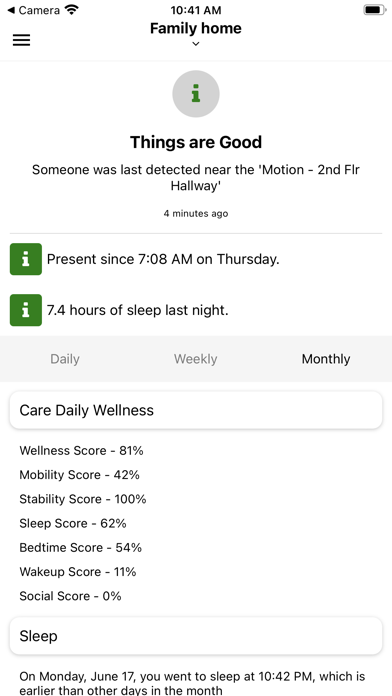 Screenshot 3 of Care Daily Check-In App