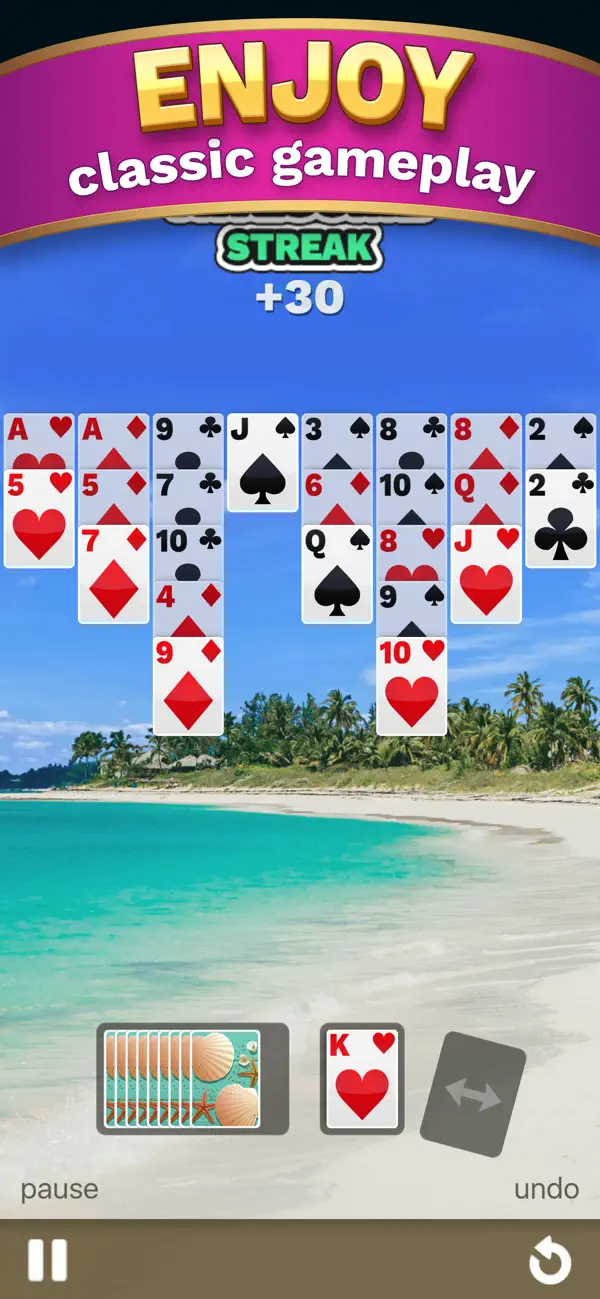 Screenshot #2 pour Golf Solitaire Cube