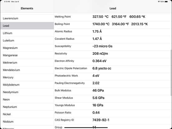 Screenshot #6 pour Atoms To Go Table of Elements