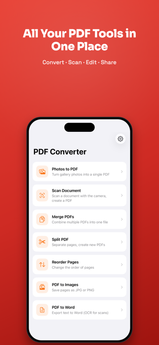 PDF Converter, Scanner Screenshot 1 of 10
