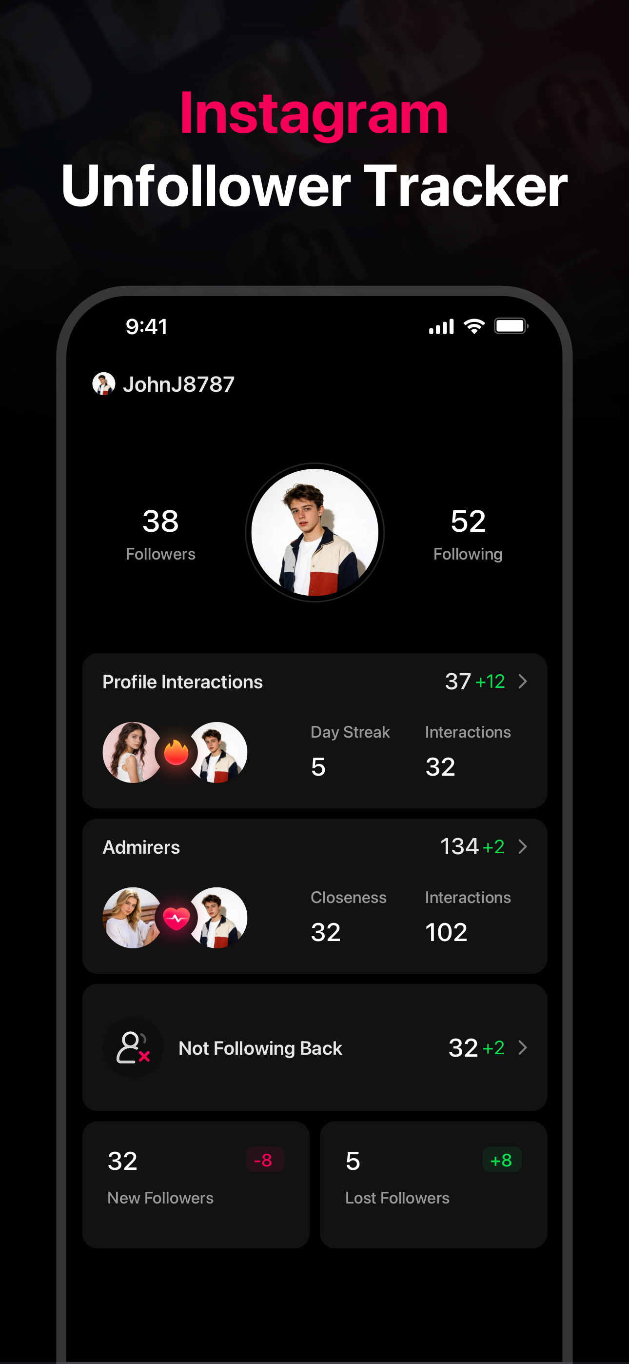 Followers+ Unfollowers Tracker
