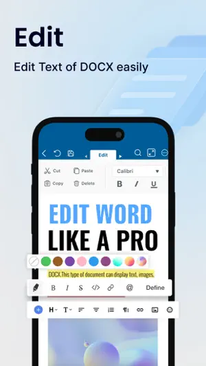 Word Editor: Edit Office Word screenshot 4