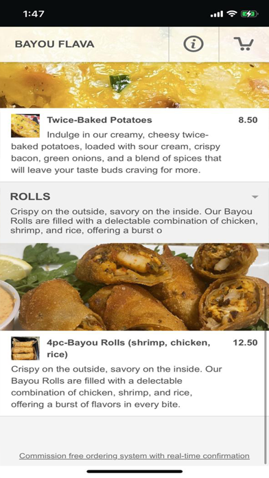 Screenshot #3 pour Bayou Flava Food