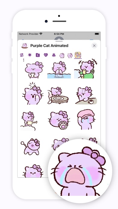 Purple Cat Animated screenshot