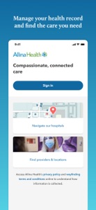 Allina Health screenshot #1 for iPhone