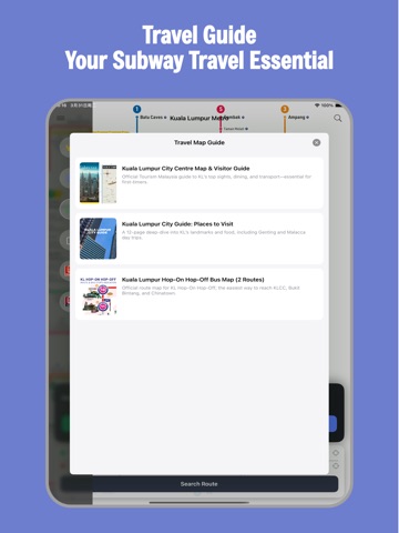 kuala Lumpur Metro Guide iPad screenshot