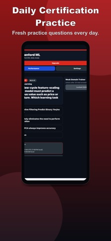 Stanford ML Practice Test Screenshot 1 of 6