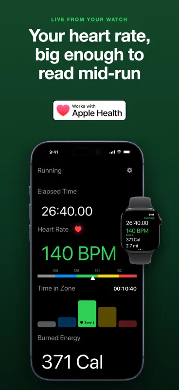 Workout Live - Herzfrequenz screenshot 1 of 7