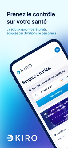 Kiro : comprendre votre santé iPhone screenshot 1