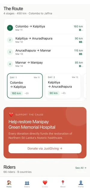 Ride for Ceylon screenshot 1