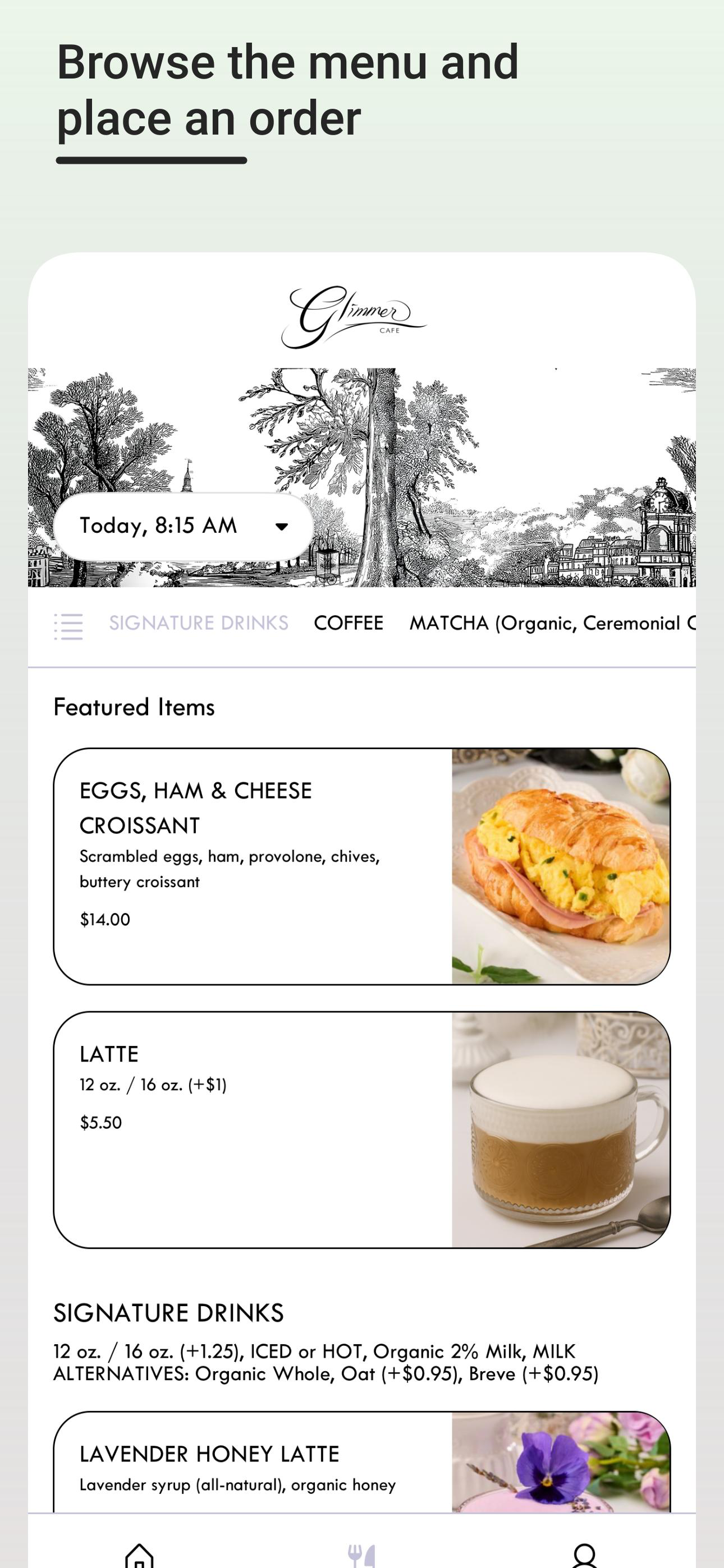 Glimmer Cafe screenshot 2