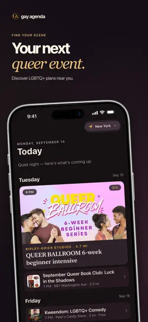 Gay Agenda - Events screenshot 1