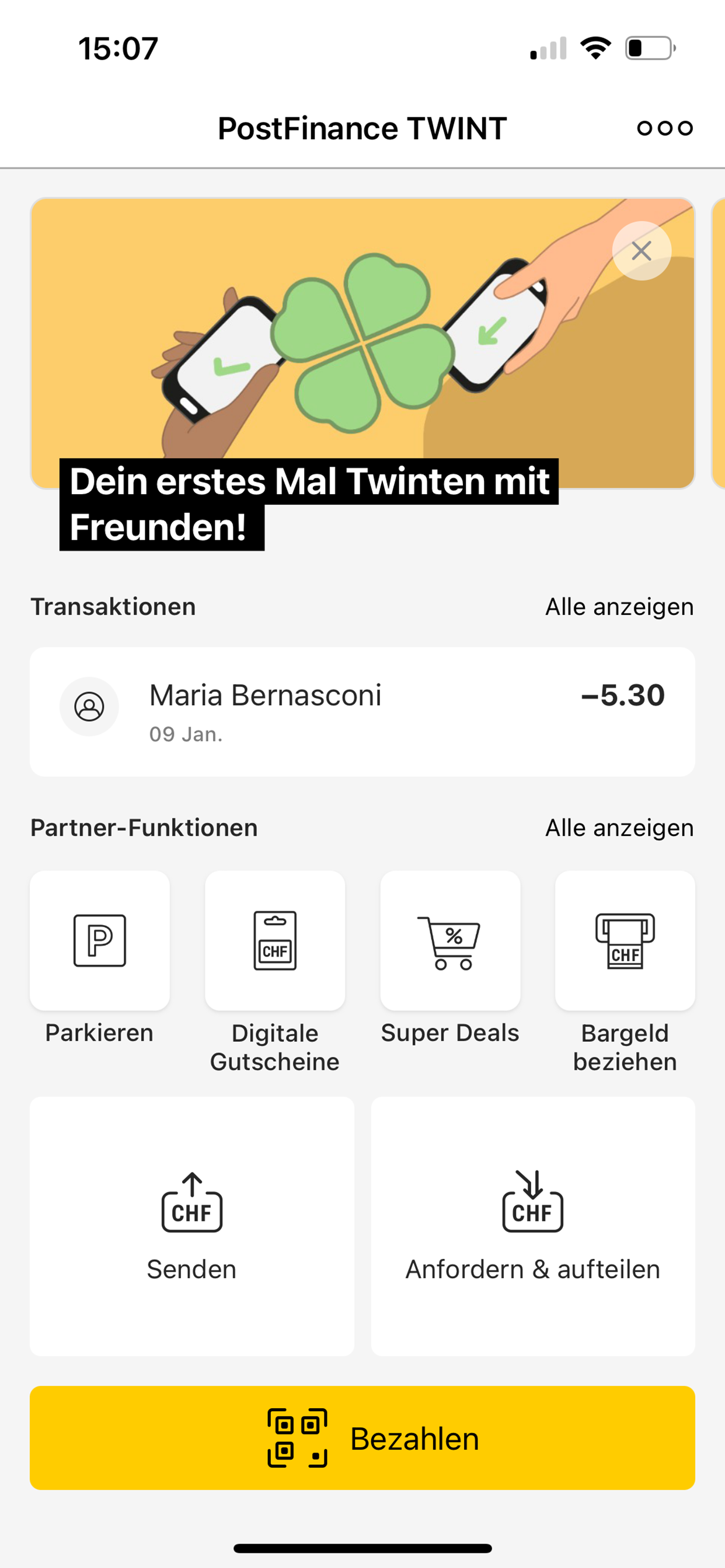 PostFinance TWINT