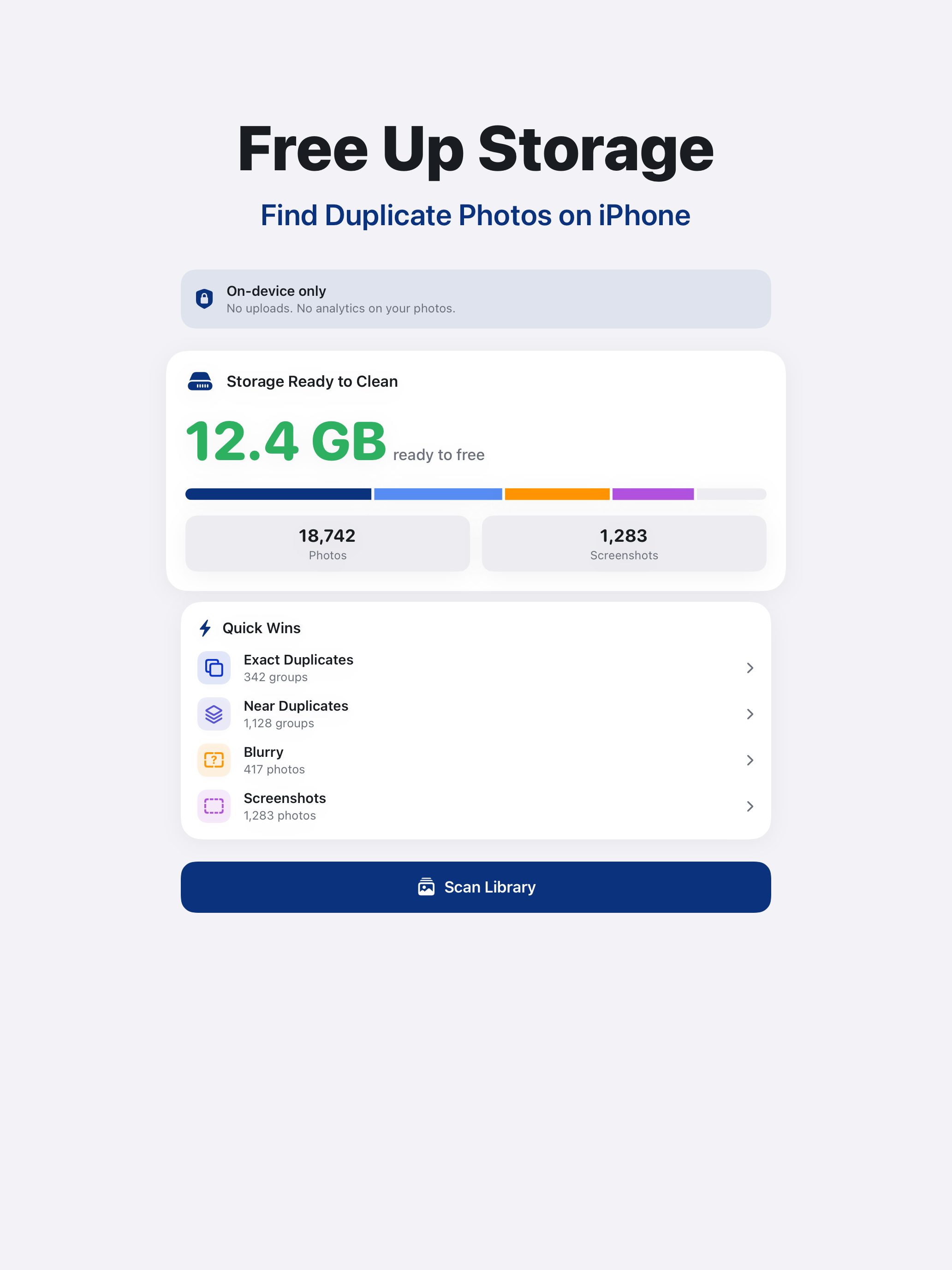 Photo Cleaner: Storage Saver