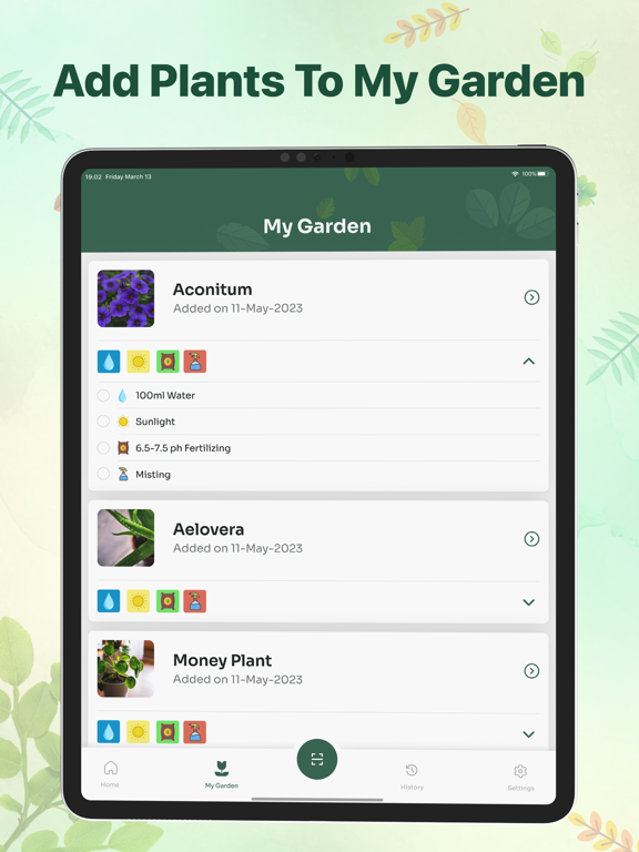 Tree identifier:Plant Care App iPad screenshot 4 - Education app