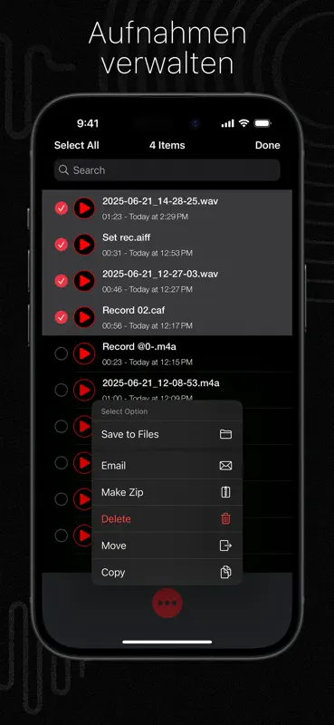 Audio-Recorder Pro & Cleaner screenshot 8 of 10