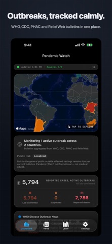 Pandemic Watch Screenshot 1 of 6