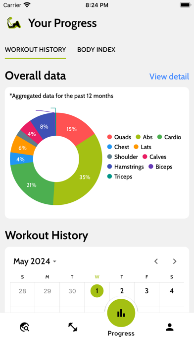 GYM BRO: Gym Workout Tracker Screenshot