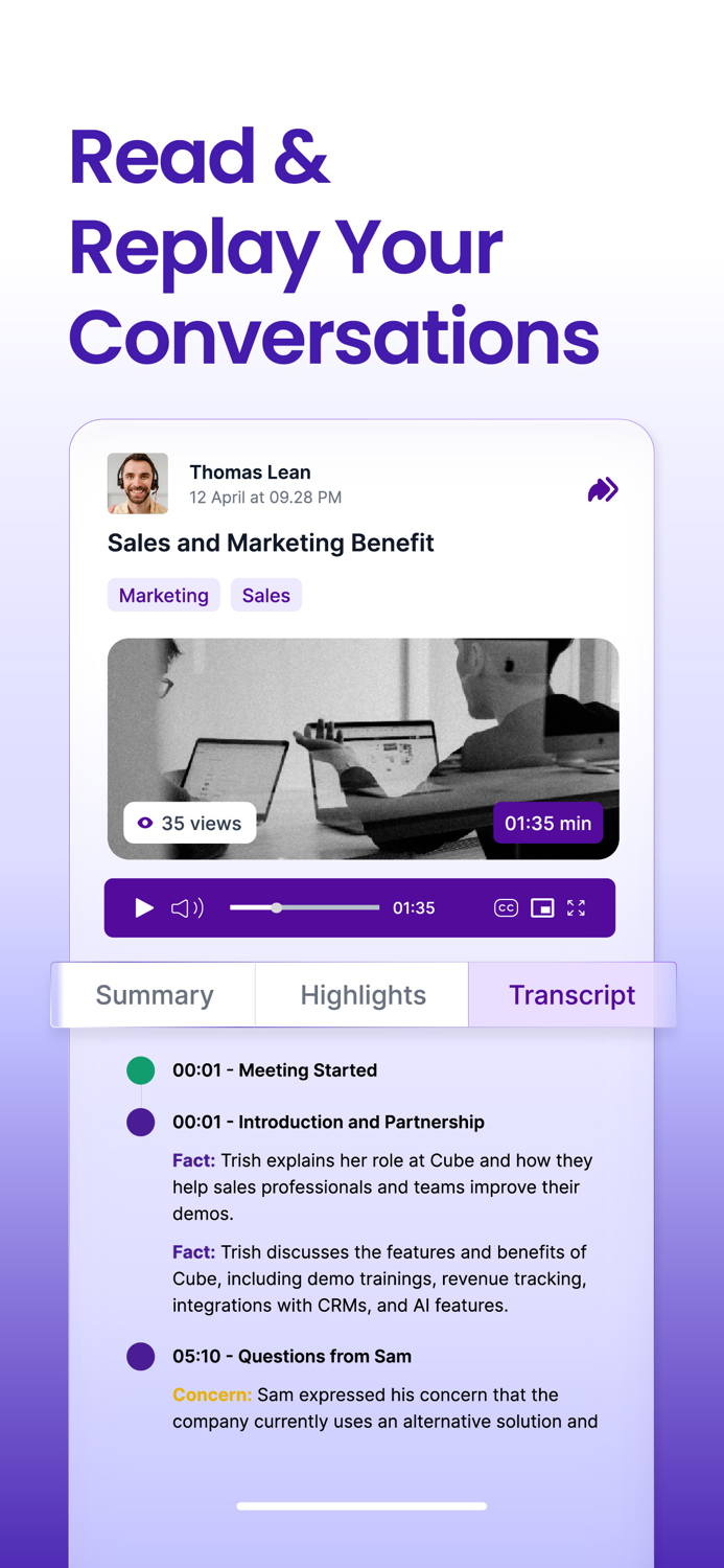 MeetGeek AI NoteTaker App