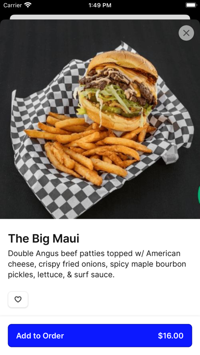 Surf Dawgs Grill To Go iPhone screenshot 4 - Food & Drink app