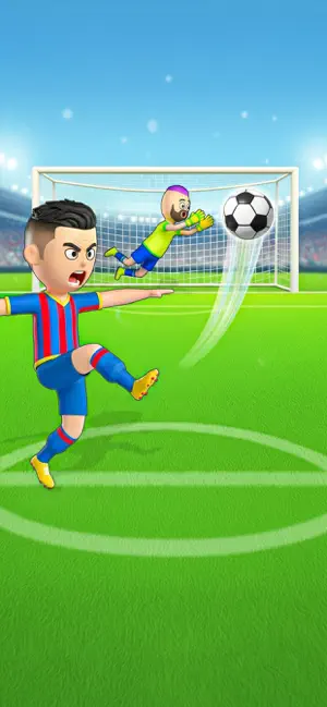 Crazy Goal - Fun Soccer Game iPhone screenshot 1