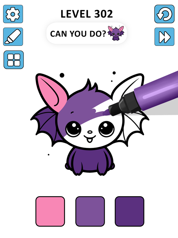 Coloring Page ASMR Drawing iPad screenshot 6 - Games app