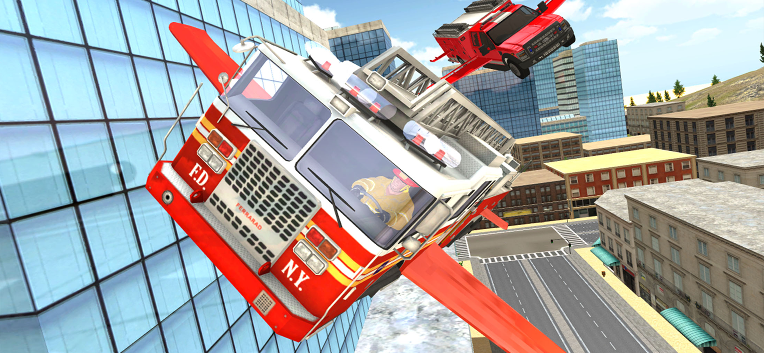 Fire Truck Flying Car