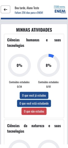 Intensivo ENEM screenshot