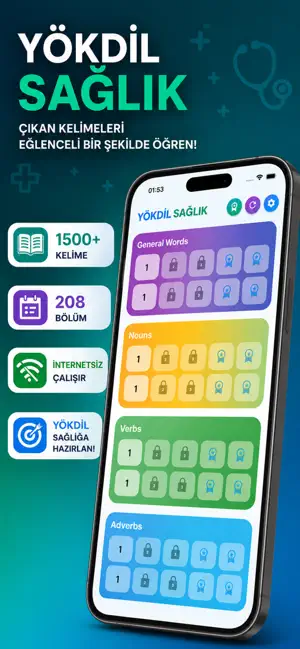 YÖKDil Sağlık Kelime Bulma screenshot 1