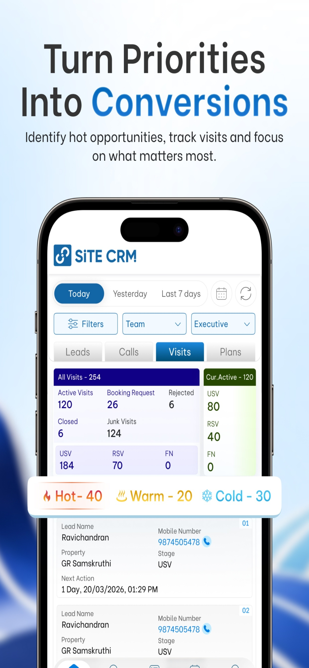 Site CRM screenshot 5