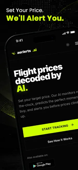 Aerlerts: Cheap Flight Alerts screenshot 1
