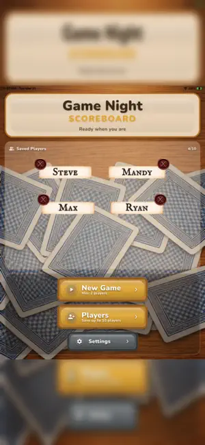 GNS-Game Night Scoreboard screenshot 1