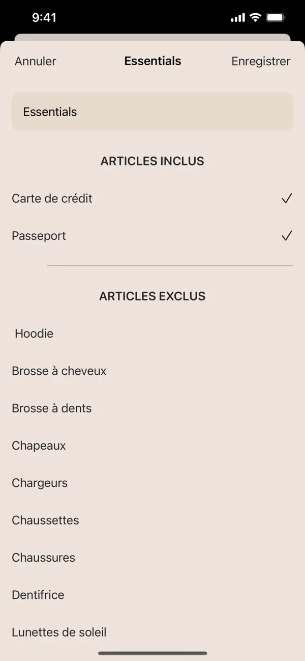 Screenshot #3 pour Bags - Ready. Set. Pack.