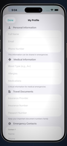Pocket Travel Guide iPhone screenshot