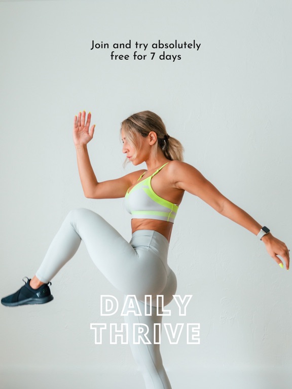 Daily Thrive by Vicky Justiz iPad screenshot 6 - Health & Fitness app