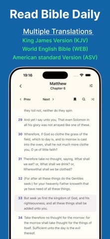 Daily Bible Verses. iPhone screenshot