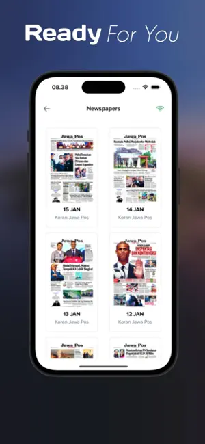 Reader Koran Jawa Pos Digital iPhone screenshot 3