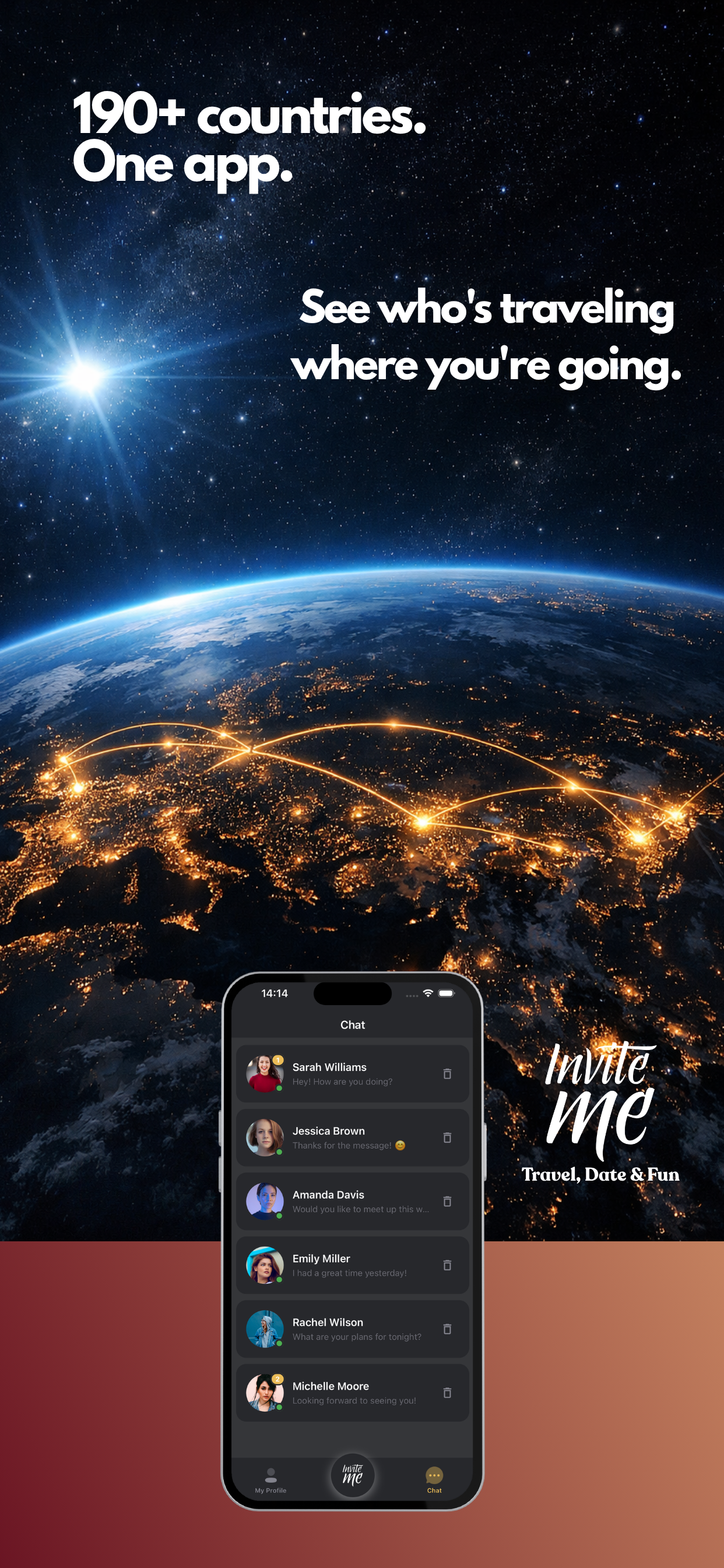 Invite Me: Travel Buddy & Meet
