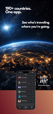 Invite Me: Travel Buddy & Meet iPhone screenshot