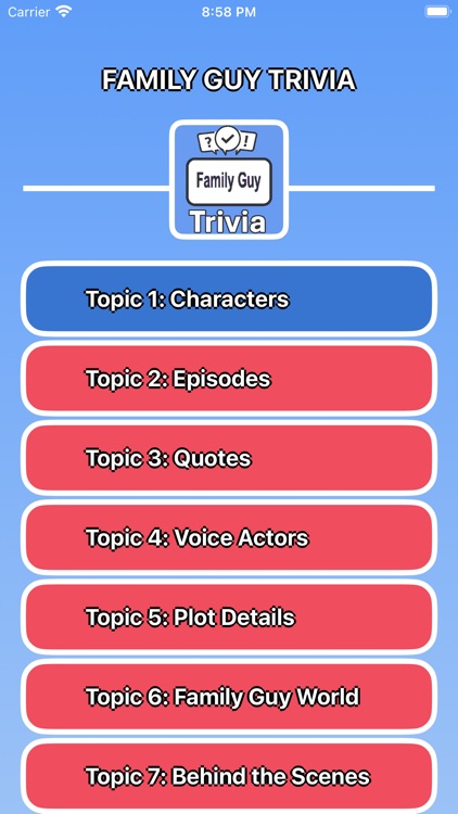 Family Guy Trivia