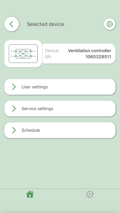 Screenshot 2 of VORTICE MVHR App