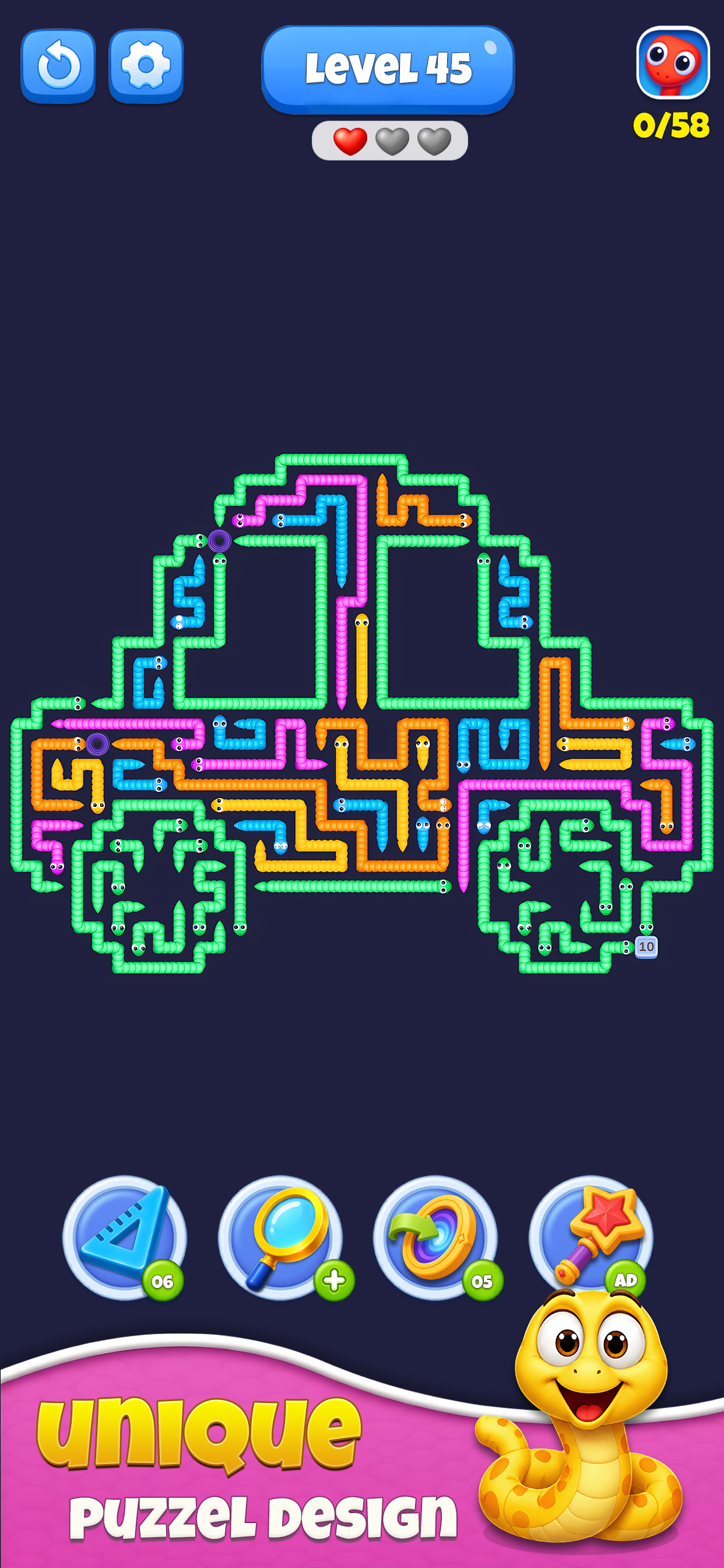 Snake Lab: Escape Puzzle
