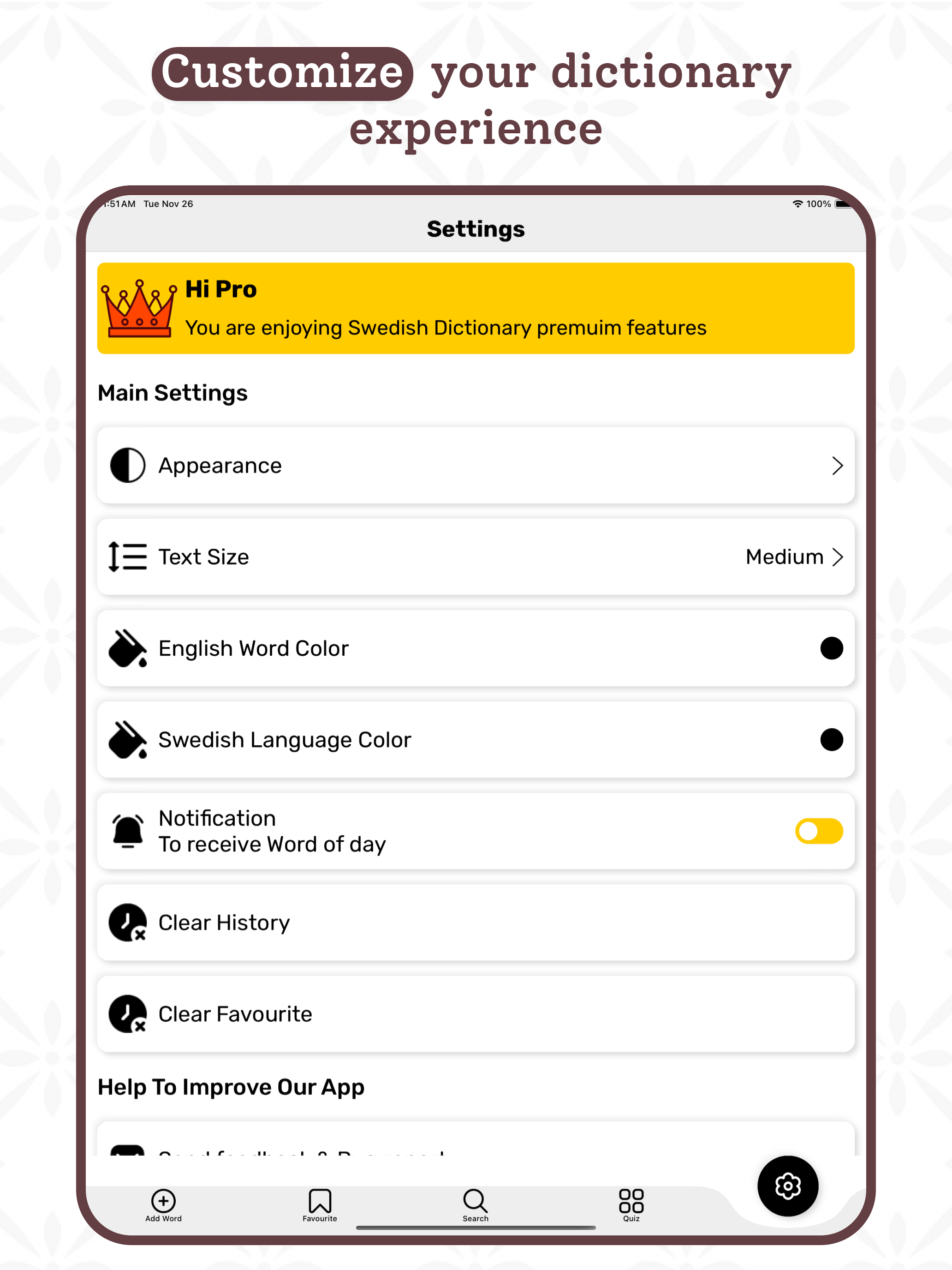 Swedish | Swedish Dictionary screenshot 15