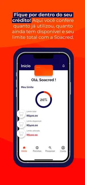 Soacred crediário screenshot 2