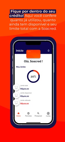 Soacred crediário iPhone screenshot