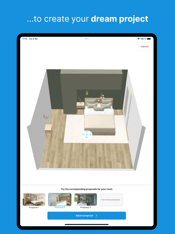 HomeByMe - House Planner 3D iPad screenshot 8 - Lifestyle app