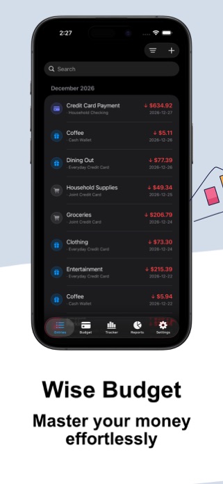 Wise budget Screenshot 1 of 7