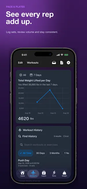 Pace & Plates screenshot 2